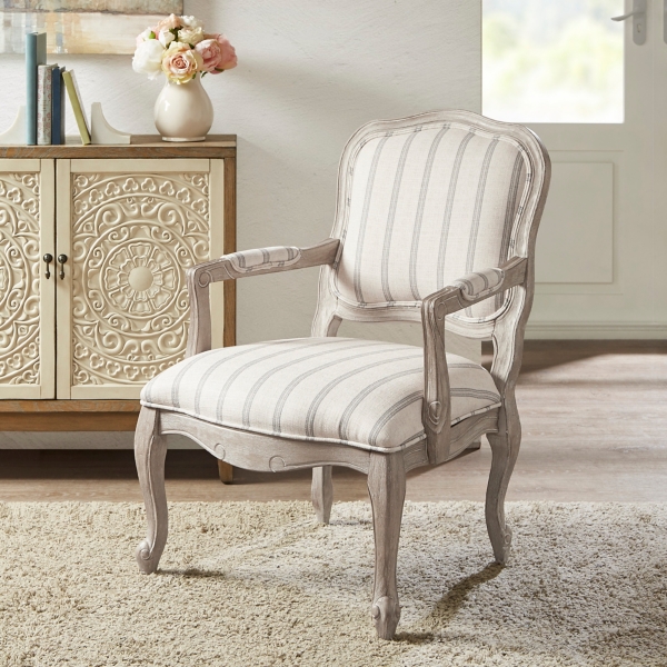 Chaucer Stripe Accent Chair Kirklands Home