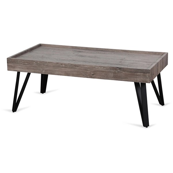 Weathered Gray Wood Coffee Table imgfuzz