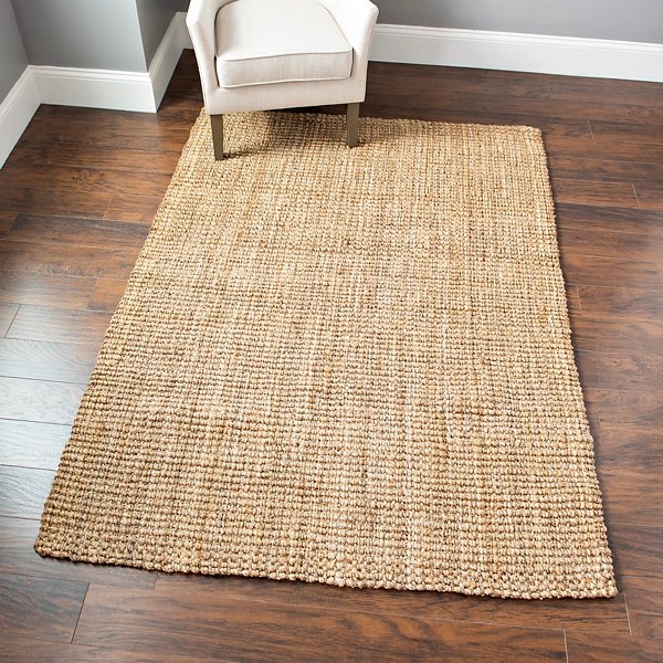 Hand Loomed Jute Area Rug, 5x7 Kirklands Home