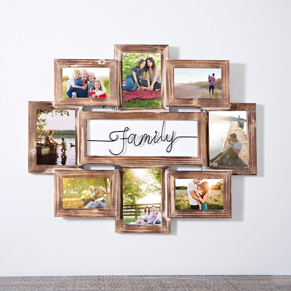 Family Wall Collage Picture Frames Wall Design Ideas
