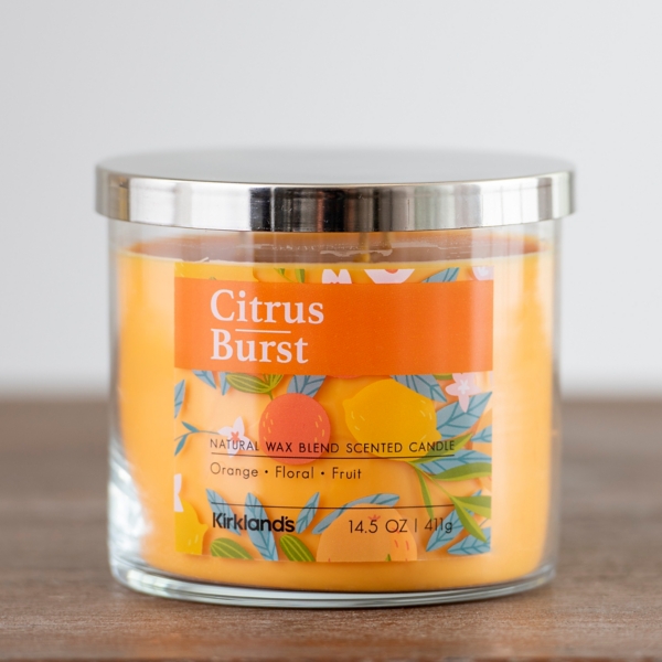 Citrus Burst Three Wick Jar Candle Kirklands Home