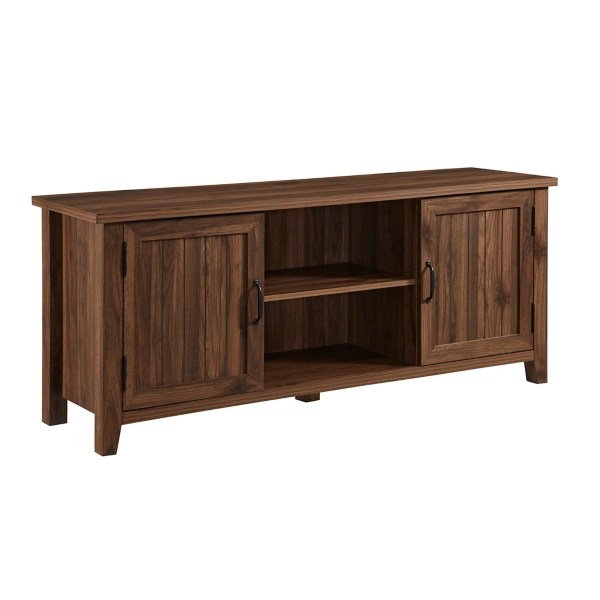 Dark Walnut Modern Farmhouse TV Stand Kirklands Home