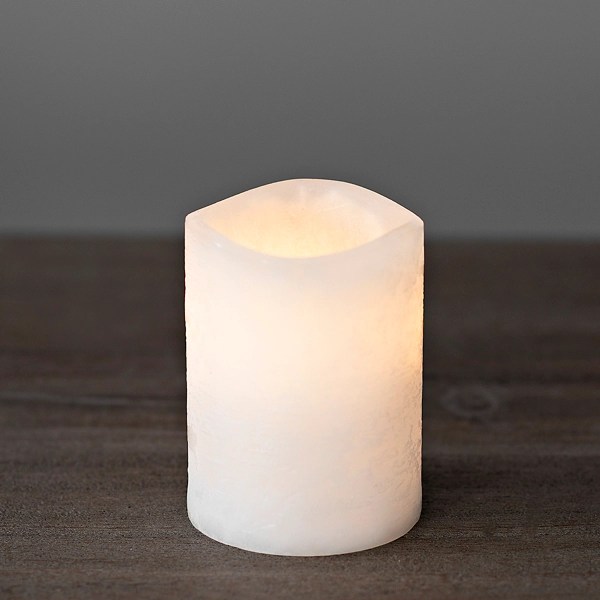 White LED Pillar Candle, 4 in. Kirklands Home