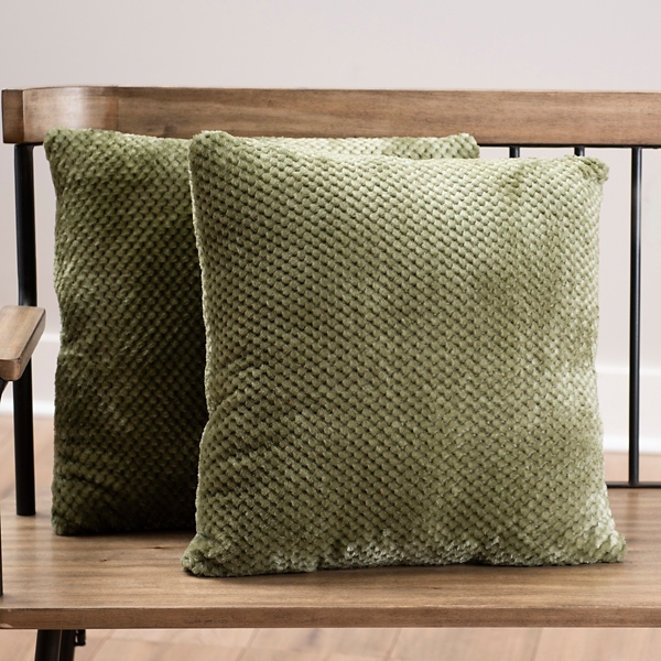 Oil Green Heavenly Pillows, Set of 2 Kirklands Home