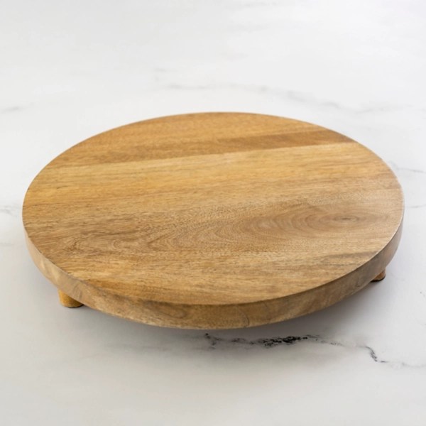 Natural Wooden Round Tray, 15 in. Kirklands Home
