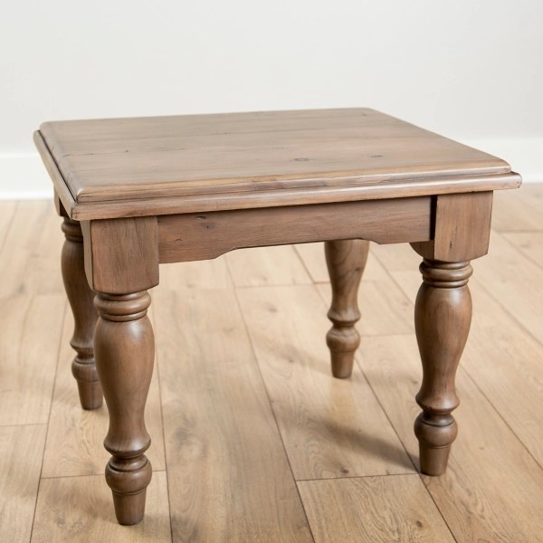 Sundried Ash Reclaimed Wood Side Table Kirklands Home