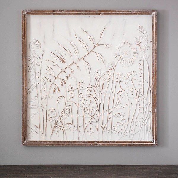 Gold Metal Flowers Framed Wall Plaque Kirklands Home