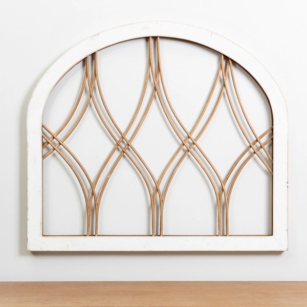 White Frame Wooden Arch Wall Plaque Kirklands Home