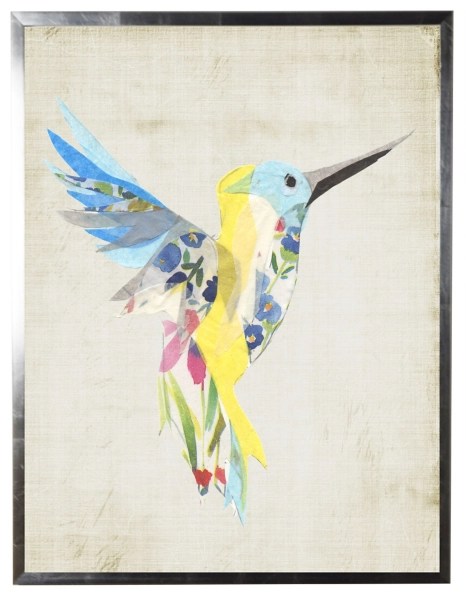 Watercolor Hummingbird Framed Art Print Kirklands Home