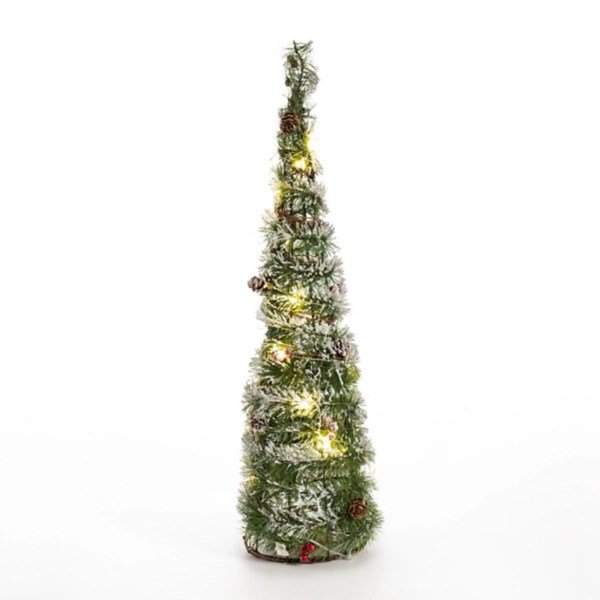 PreLit Cone Pine Christmas Tree, 24 in. Kirklands Home