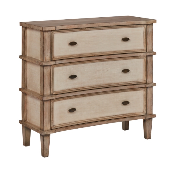 Natural and Cream Antique 3Drawer Wooden Chest Kirklands Home
