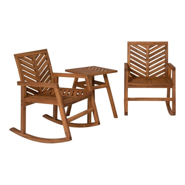 Acaica Outdoor Rocking Chair and Table 3pc. Set Kirklands Home