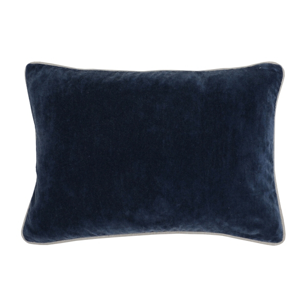 Velvet Navy Pillow, 14x20 in. Kirklands Home