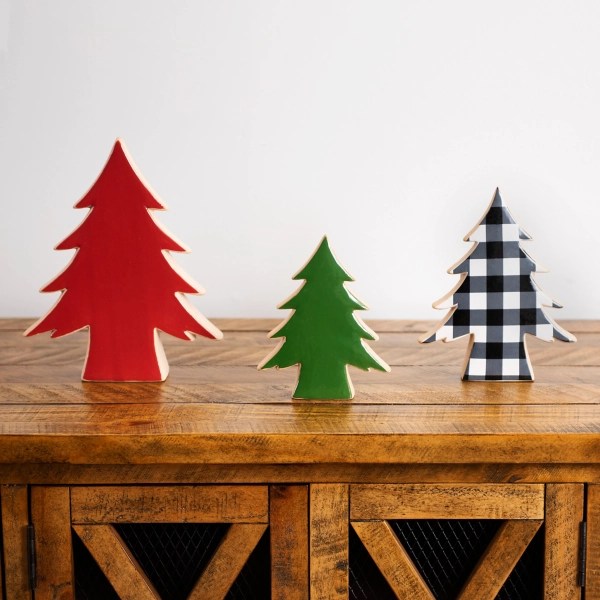 Ceramic Christmas Trees, Set of 3 Kirklands Home