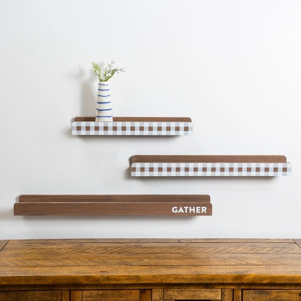 Wooden Ledge Gather Wall Shelves, Set of 3 Kirklands Home