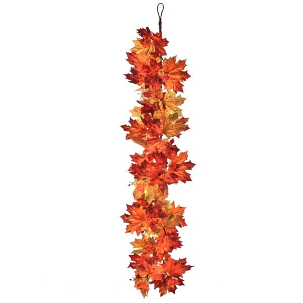 Large Fall Maple Leaf Garland Kirklands Home