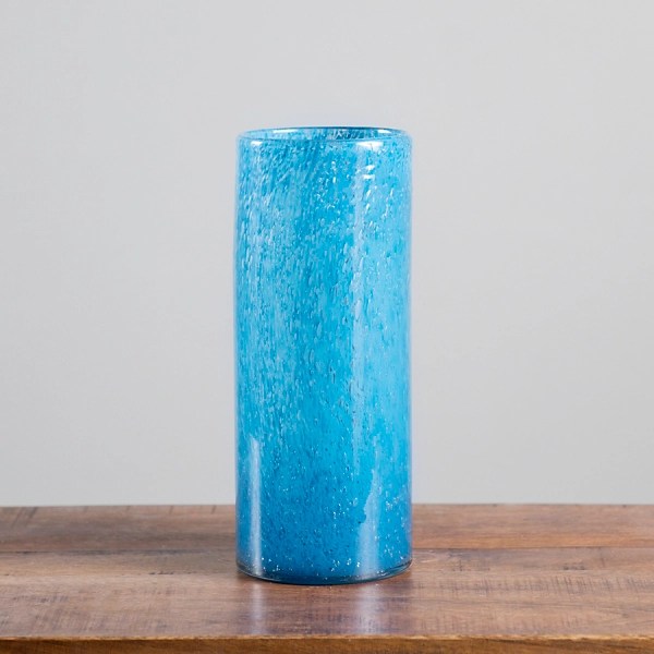 Navy Cylinder Glass Vase Kirklands Home