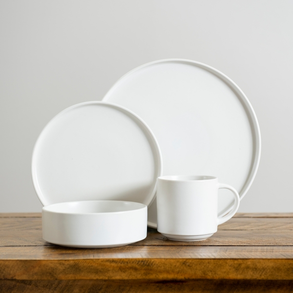 Ivory Erin Stackable 16pc. Dinnerware Set Kirklands Home