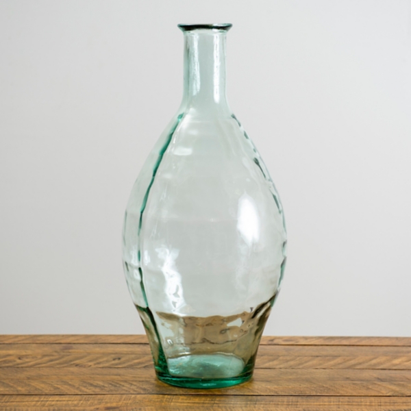 Green Glass Oval Vase Kirklands Home