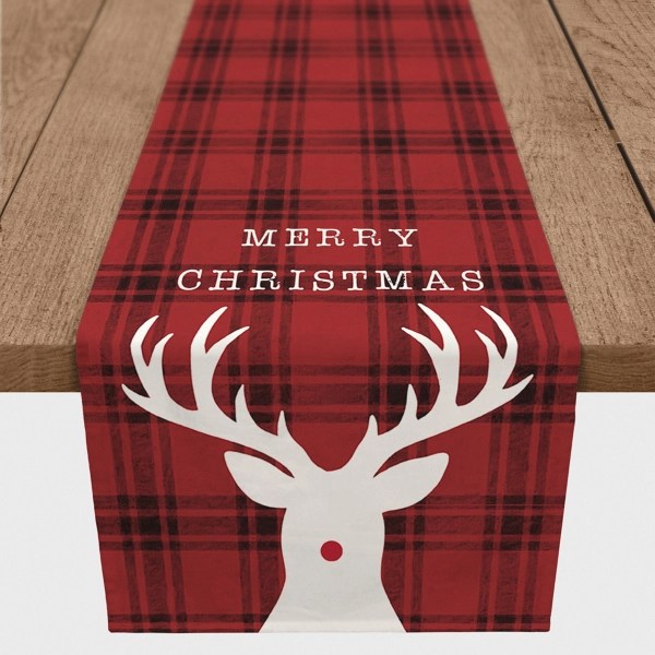 Merry Christmas Rudolf Table Runner Kirklands Home