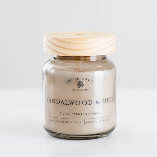 Sandalwood and Oud Apothecary Jar Candle Kirklands Home