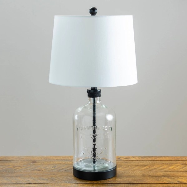Glass and Metal Mason Jar Table Lamp Kirklands Home