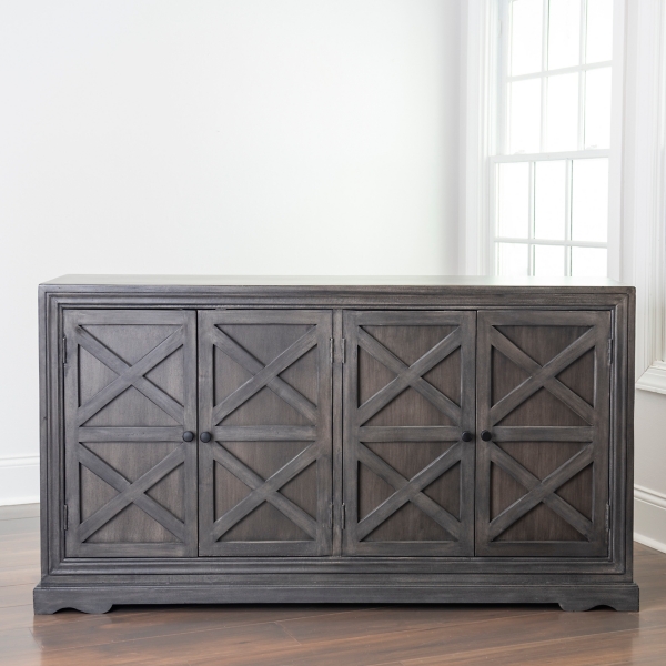 Gray X 4Door Wooden Kirklands Home