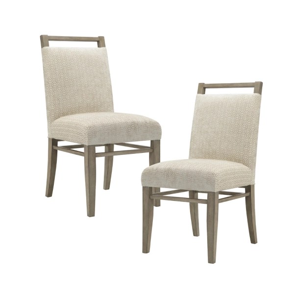 Ivory Upholstered Wooden Dining Chairs, Set of 2 Kirklands Home