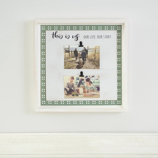 Sage and White This Is Us 2Clip Photo Collage Kirklands Home