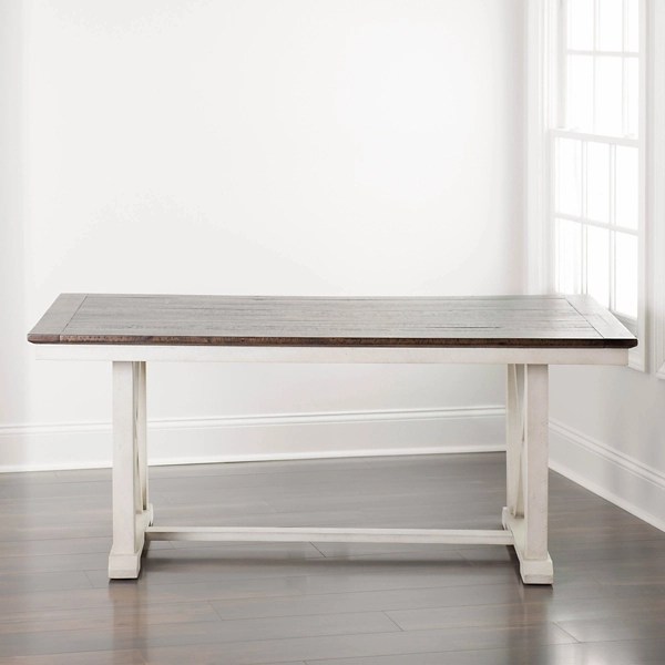 Dark Brown and Ivory Jackson Dining Table Kirklands Home