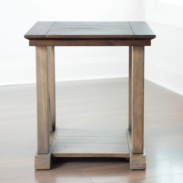 Gray and Brown Jackson Accent Table Kirklands Home