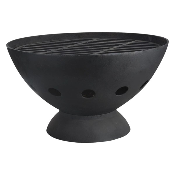Black Cast Iron Grill Top Fire Pit Kirklands Home