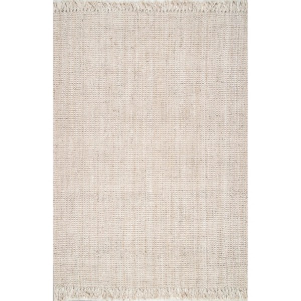 Cream Hand Woven Looped Jute Area Rug, 12x15 Kirklands Home