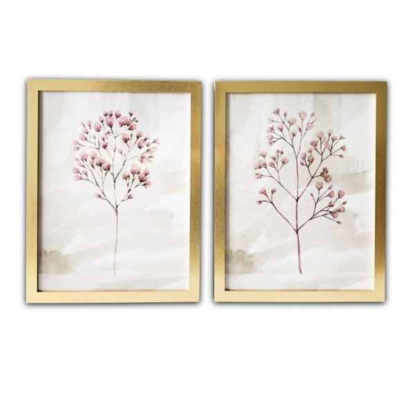 Blush Branches Framed Art Prints, Set of 2 Kirklands Home