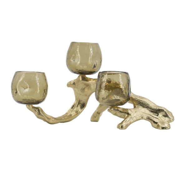 Gold Metal Driftwood Votive Candle Holder Kirklands Home