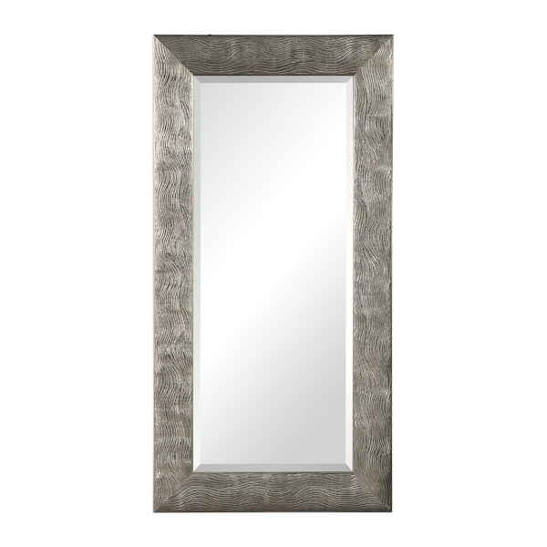 Metallic Silver Wood Framed Beveled Mirror Kirklands Home