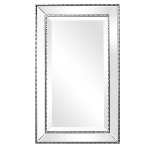 Silver Beaded Mirror Framed Beveled Mirror Kirklands Home