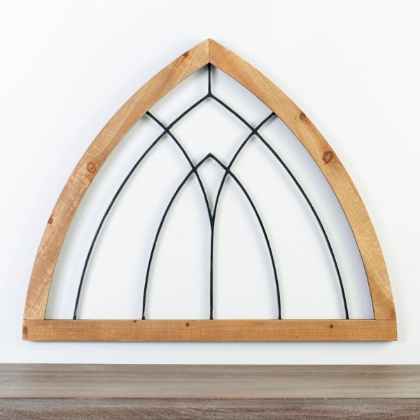Wood and Metal Arch Wall Plaque Kirklands Home