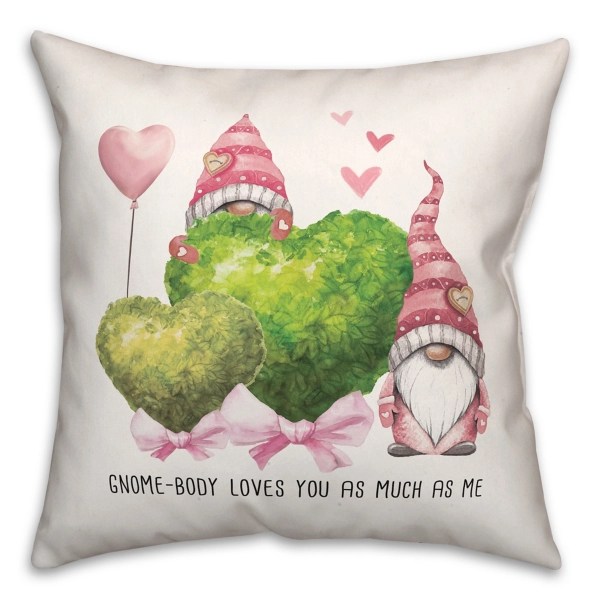 GnomeBody Loves You Valentine Pillow Kirklands Home