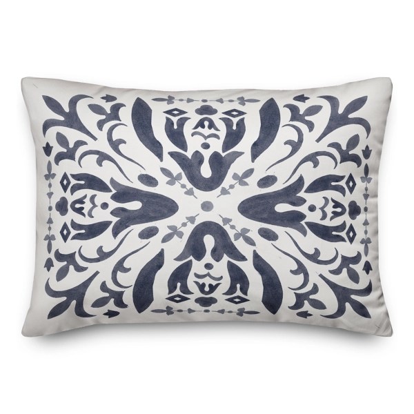 Distressed Navy Outdoor Pillow Kirklands Home