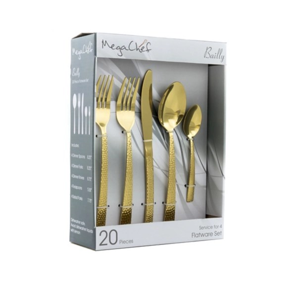 Gold Stainless Steel 20pc. Flatware Set Kirklands Home