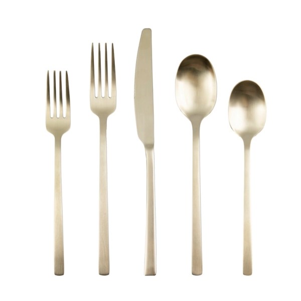 Champagne Gold Glimmer 20pc. Flatware Set Kirklands Home