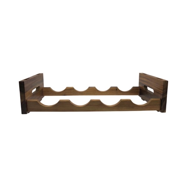 Acacia Wood Stackable Wine Rack Kirklands Home