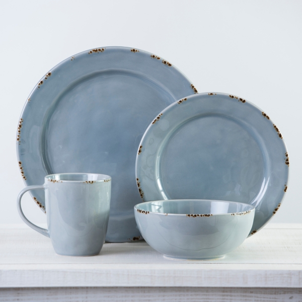 Gray Rustic 16pc. Dinnerware Set Kirklands Home