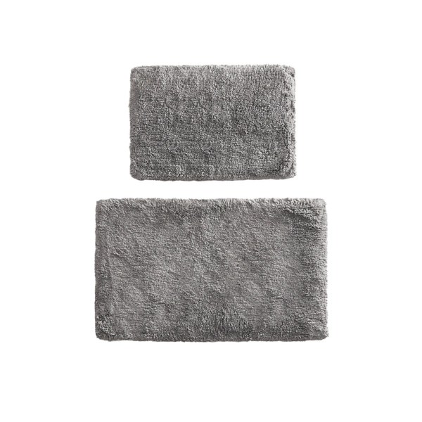 Solid Gray Cotton Tufted Bath Mats, Set of 2 Kirklands Home