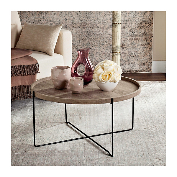 Simple Curve Light Oak Coffee Table Kirklands Home