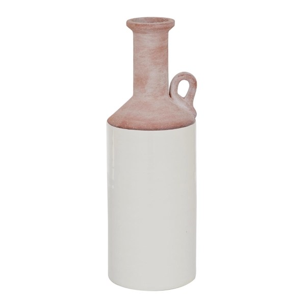 Glossy White Jug Ceramic Vase Kirklands Home