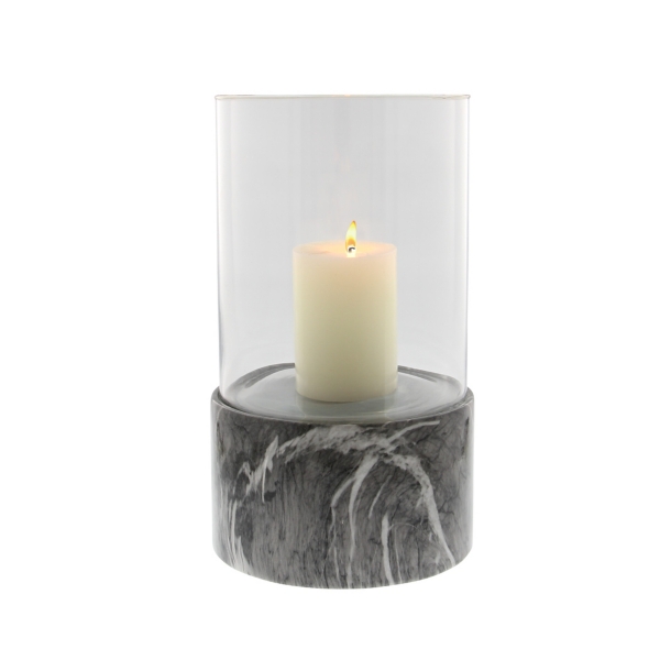 Slate Marble Stoneware Hurricane Candle Holder Kirklands Home