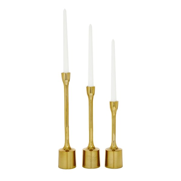 Gold Taper Candle Holders, Set of 3 Kirklands Home