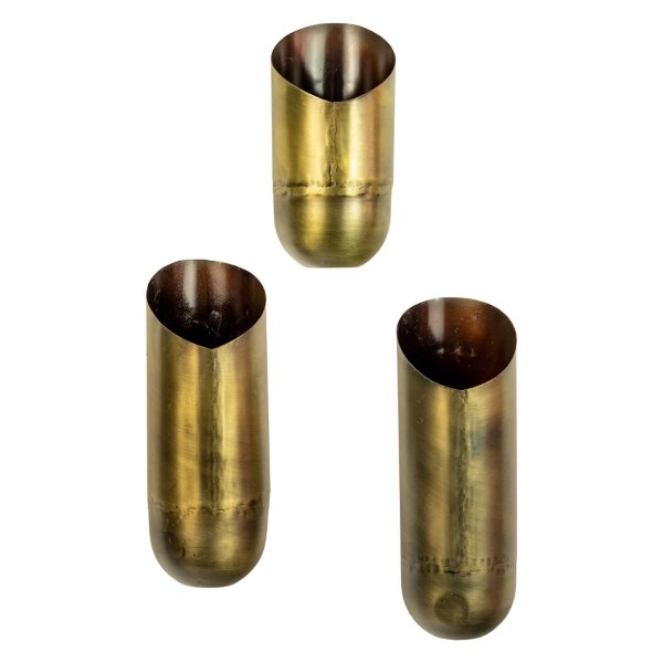 Gold Antique Metal Wall Vases, Set of 3 Kirklands Home